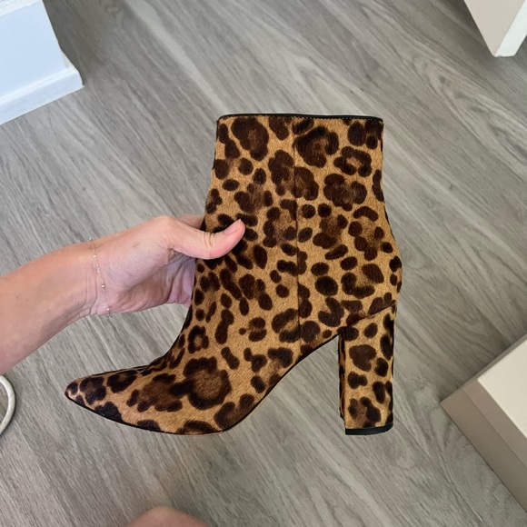 Marc Fisher LTD Ulani Pointy Toe Booty - Leopard - Size 8 - Picture 7 of 12